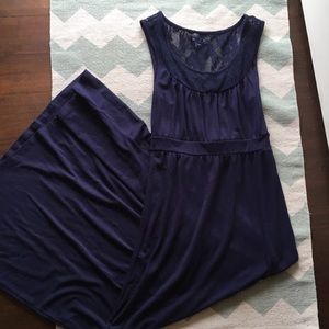 Gap Navy Blue Maxi Dress